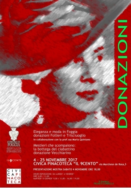 Donazioni al Museo Civico Donazioni al Museo Civico